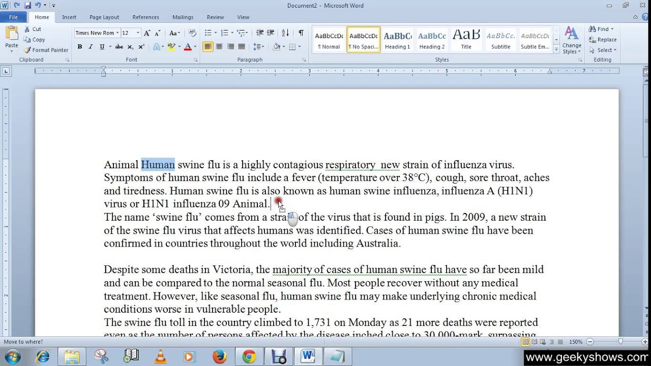 voice text on microsoft word